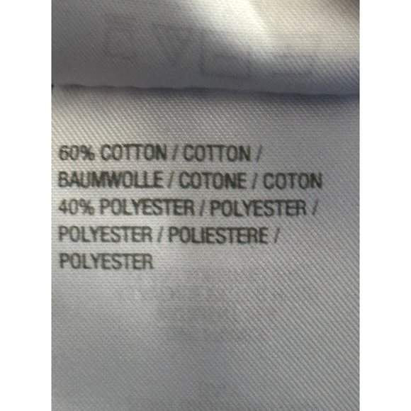 Quacker Factory size XL navy stripe circle star embellished 3/4 sleeve top - Picture 5 of 8